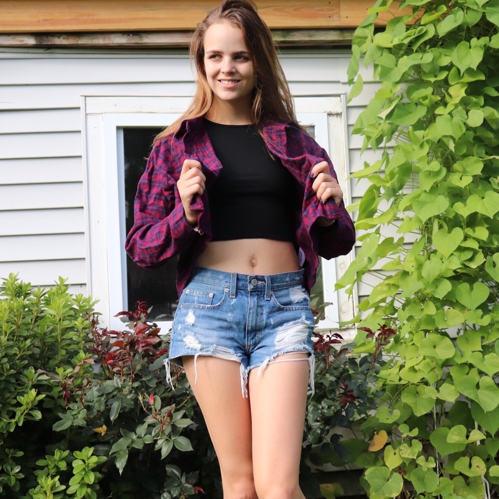 Cropped Flannel